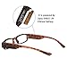 Bright LED Readers with Lights Reading Glasses Lighted Magnifier Nighttime Reader Compact Full Frame Eyewear Clear Vision Unisex Clear Vision Lighted Eye Glasses