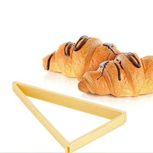 Osaladi Croissant Cutter Bread Line Mould Triangle Cookie Cutters 2Pcs Baking Pastry Mold For Decorating Cup Cake Pies Tool #TOP2