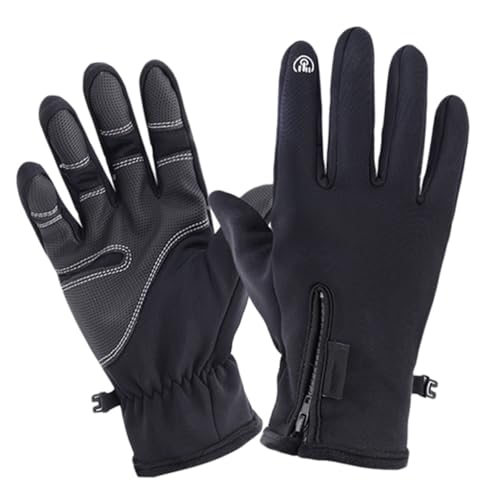 Guantes para enviar mensajes de texto en bicicleta impermeables invierno