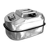 ★ Material duradero: el tanque de combustible está hecho de acero inoxidable de alta calidad sin juntas y certificado para sustancias peligrosas. Inoxidable, irrompible y reciclable. Además, cada lata de combustible se prueba para garantizar la máxima seguridad. La botella se entrega vacía.
