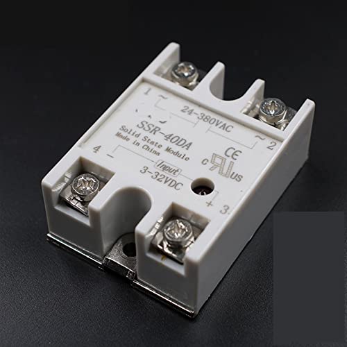 Relé SSR-40 DA de 40A con entrada de 3-32VDC para control de temperatura 2