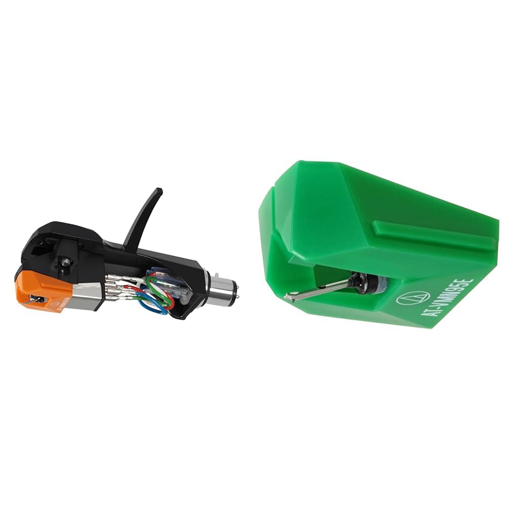 Audio-Technica AT-VM95EN/H Turntable Cartridge Combo Kit with AT-VMN95E Replacement Stylus
