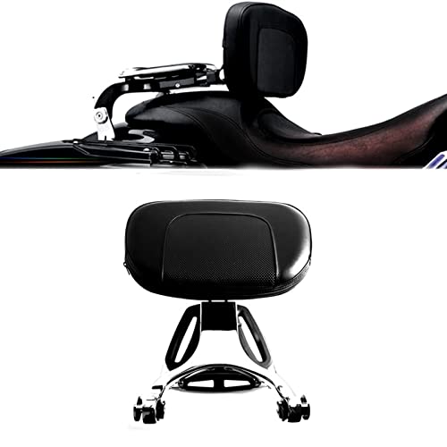 Dossier passager et porte-bagages moto fixe pour s'évader en Harley Touring Street Glide