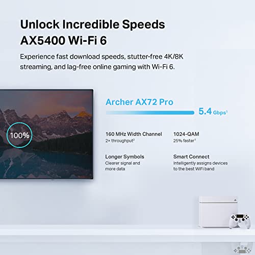 TP-Link AX5400 WiFi 6 Dual Band Router (Archer AX72 Pro) - image 3