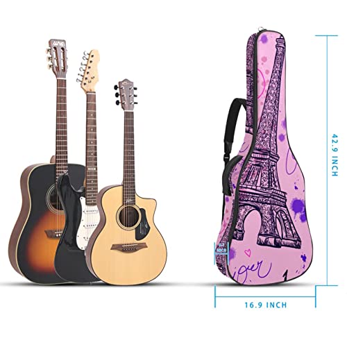 Housse de guitare Rock Ston Thinking pleine grandeur, rembourrée et protectrice pour guitare acoustique classique… - Les Beatles, Paul McCartney, John Lennon, RIngo Starr, George Harrison Housse de guitare Rock Ston Thinking pleine grandeur, rembourrée et protectrice pour guitare acoustique classique… – Image 6