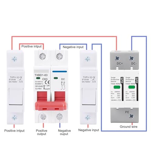 Protector solar PV pararrayos de 800V para proteger las placas solares de tu vivienda de las tormentas 5