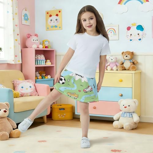 Faldas atléticas de algodón con bolsillo lateral y pantalón integrado antirozaduras 5