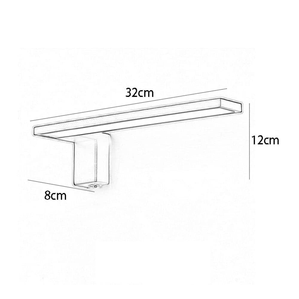Wandleuchte Wandleuchte Schlafzimmer Schlafzimmer Nachts Leselampe, Minimalistische Waschtisch Wandhalterung, Geometrische Metallkopfteilbeleuchtung Fixtures Für Wohnzimmer Ankleideretisch