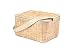 Kikkerland Wicker Lunch Box, Brown