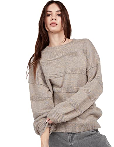 Volcom Women's Cabability Sweater Taupe #TOP10