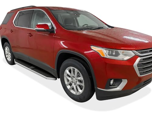 Estribos planos de acero inoxidable para Chevy Traverse miniatura 2