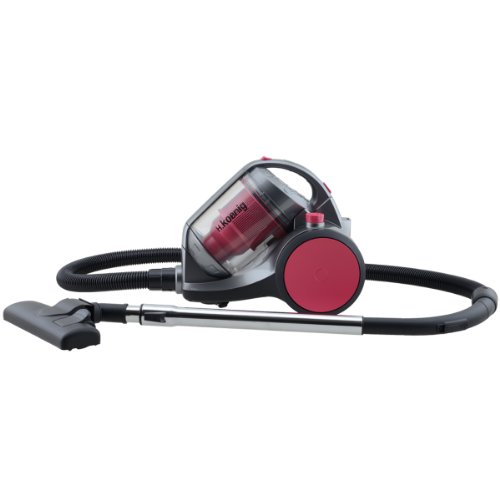 H.Koenig TCM40 Aspirateur sans Sac Système Polycyclonique Rouge 3 L
