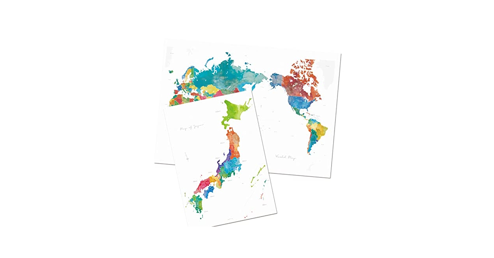 さくら様★専用【カラフル日本地図&世界地図ポスター】 A1 さくら様☆専用【カラフル日本地図&世界地図ポスター】 A1