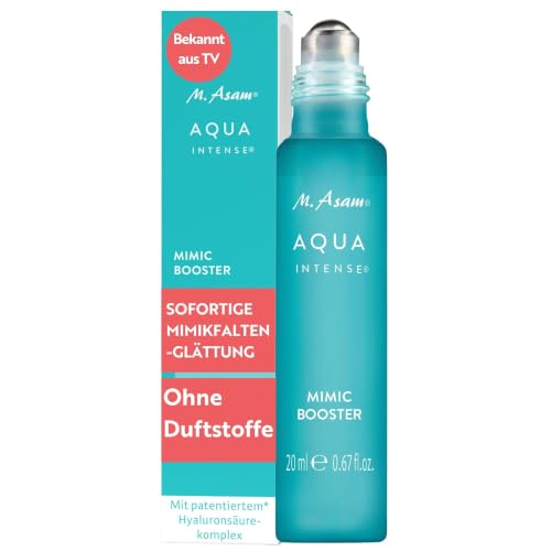 M. Asam AQUA INTENSE Mimic Booster Serum (20ml) Anti Aging Serum Mit Hyaluron Munapsys & Aloe Vera Zur Reduktion Von Mimikfalten Parfümfrei Für Empfindliche Haut