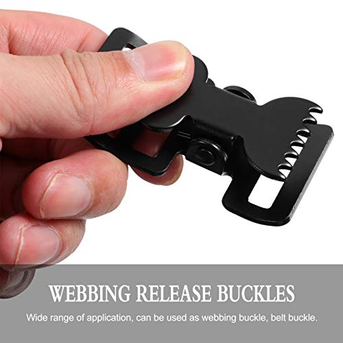 Scicalife 5Pcs Rápida Liberação Lado Fivelas de Ferro Webbing Webbing Fivelas Fivelas De Segurança A