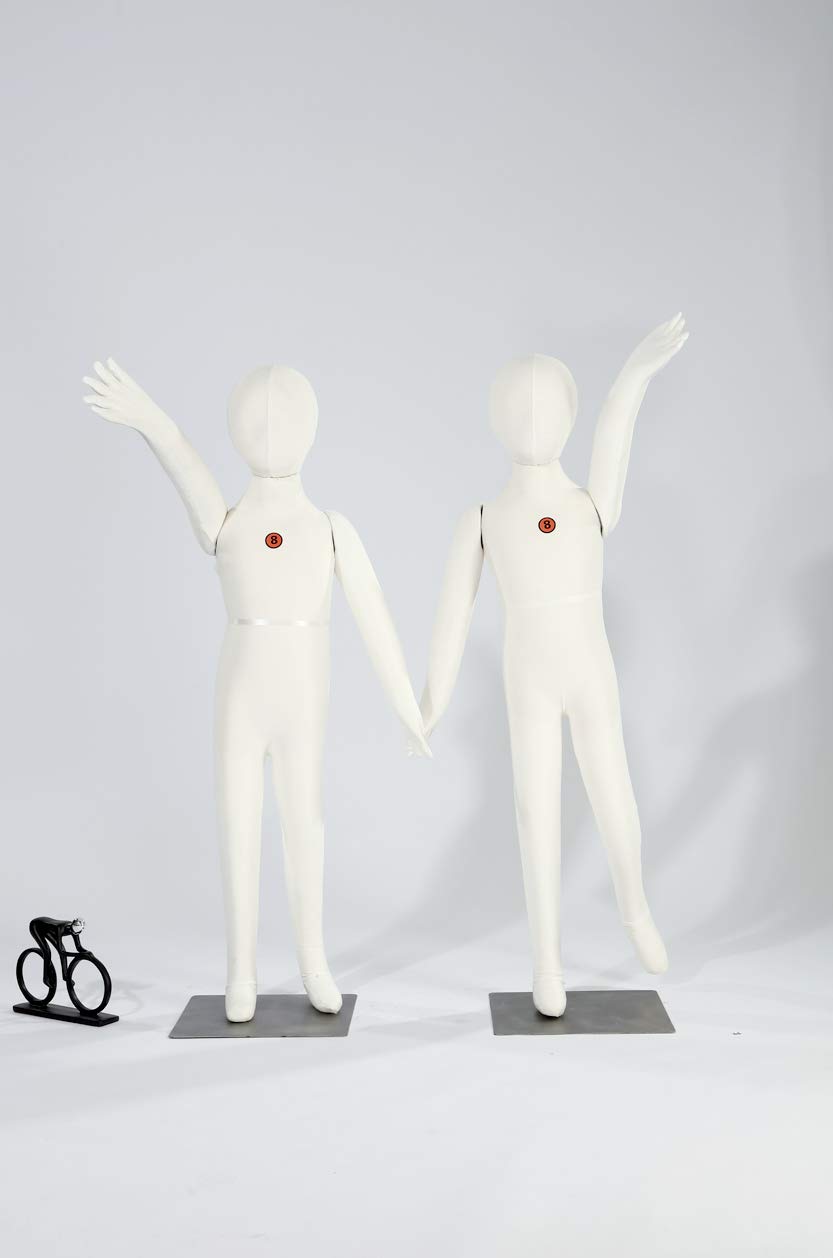 R4x2 2 X Kinderpuppen 95cm Flexible biegbare Körper Schaufensterpuppe Mannequin Kids Mannequin