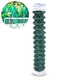 Green PVC Chain Link Fabric