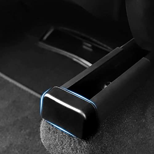 4 Stück Sitzschienenpolster für Modell 3 Y 2021 bis 2023, Modell Y 2021 bis 2023k, Sitzunterlagen aus ABS-Kunststoff für Fahrzeug