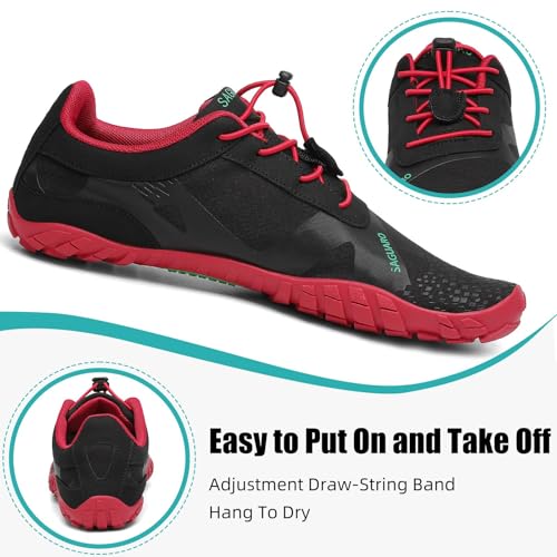 Image of SAGUARO Mens Womens Minimalist Barefoot Trail Running Shoes | Cross Trainer | Breathable Quick Dry | Wide Toe Box | Zero Drop | Outdoor Beach Walking Jogging