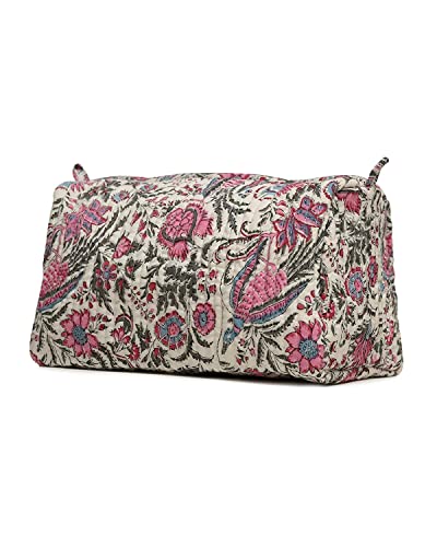 Image of Cosmetic Bag for Women | Makeup Pouch with Loop for Hanging | Toiletry Bags for Travel | Grooming Kit Storage Pouch for Men | Multicolour