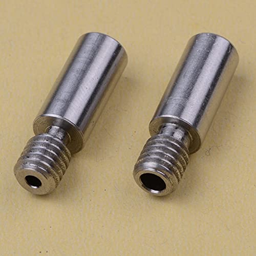 Lysee 3D Printer Parts & Accessories - 2pcs/lot Super Smooth V6 Kraken Titanium Alloy Heat Break Throat TC4 Thermal Barrel for 1.75mm Filament 3D Printer - (Size: 1.75mm(with PTFE))