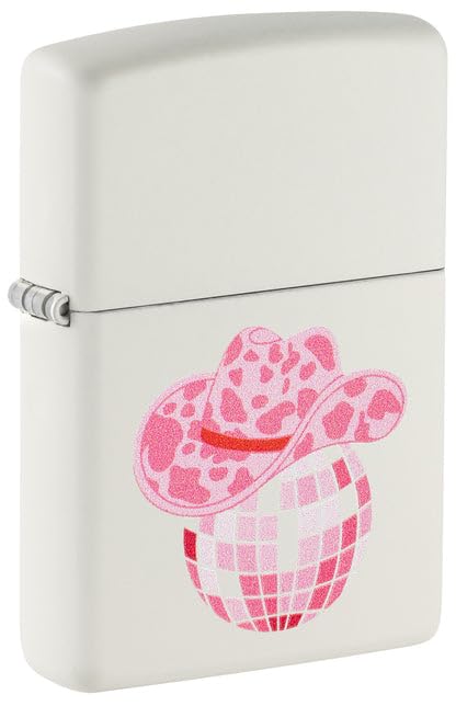 Encendedor Zippo personalizado Grabado Honky Tonk Blanco Mate miniatura 1