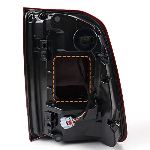 Fione-For Dodge Ram 1500 Tail Light Assembly 2019-2022 Rear Lamps Without Blind Spot Detection Left Driver Side Rear Light Ch2800217 #TOP4