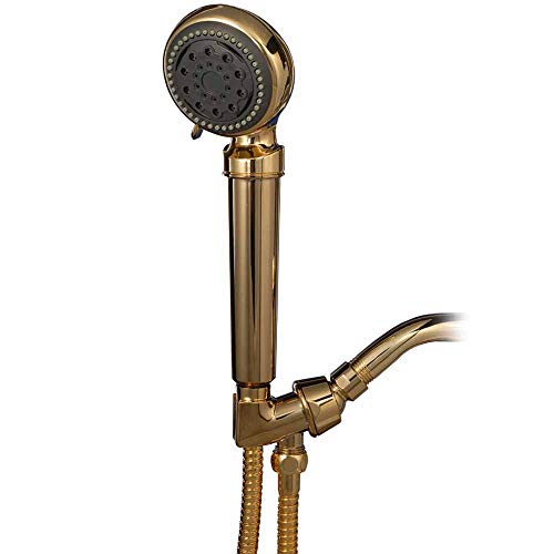 Up To 40% OFF Sprite Showers HR5-GD Royale 5-Setting Hand Held Filtered Shower Handle, Gold