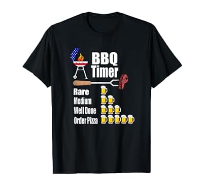 Funny BBQ Timer - Barbecue Grill Grilling Gift T-Shirt