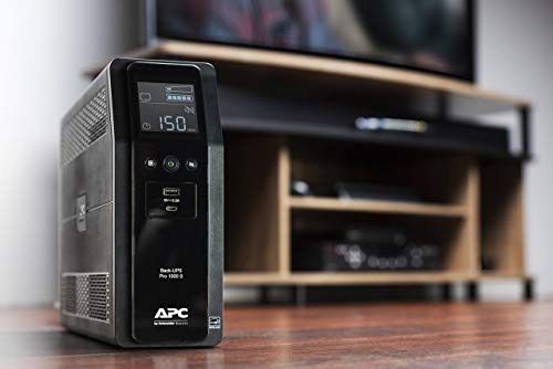 Image of APC by Schneider Electric Back-UPS Pro BR1500MS 1.5KVA Tower UPS - 1500 VA /900 W - 120 V AC - Tower