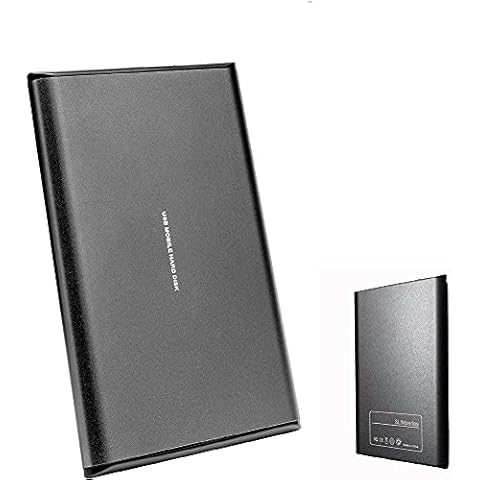 Generisch Tragbare Externe Festplatte 500GB, 2,5 Zoll USB 3.0 Backups Tragbare Wasserfest und Anti-Schock Festplatte Expansion Portable Cover