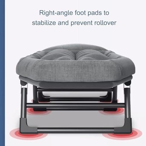 Chaise longue pliante multifonctionnelle avec dossier réglable portable