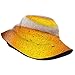 Beer Bucket Hat for Women Men Summer Outdoor Lightweight Fishing Hats Beach Sun Uv Protection Packable Fisherman Cap for Travel Golf Hiking