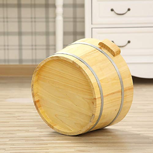 Balde de baño para pies de madera maciza miniatura 2