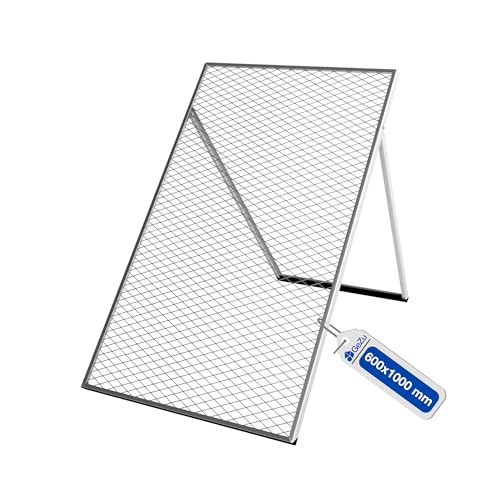 GeZu Impex Tamis de Terre 100 x 60 cm de Finesse, passoire pour Terre, Pierres, Compost