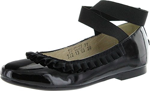 Girls 55-Cony Dress Flats with Elastic Strap