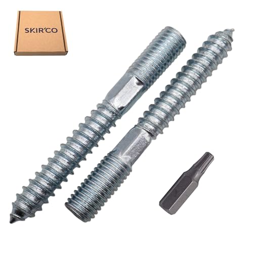 Miniatura 2 de Skir Co 4 Piezas Pernos De Suspensión M10 X 80 Mm, Tornillos De Pasador De Rosca De Doble Extremo, Pernos De Doble Cabeza