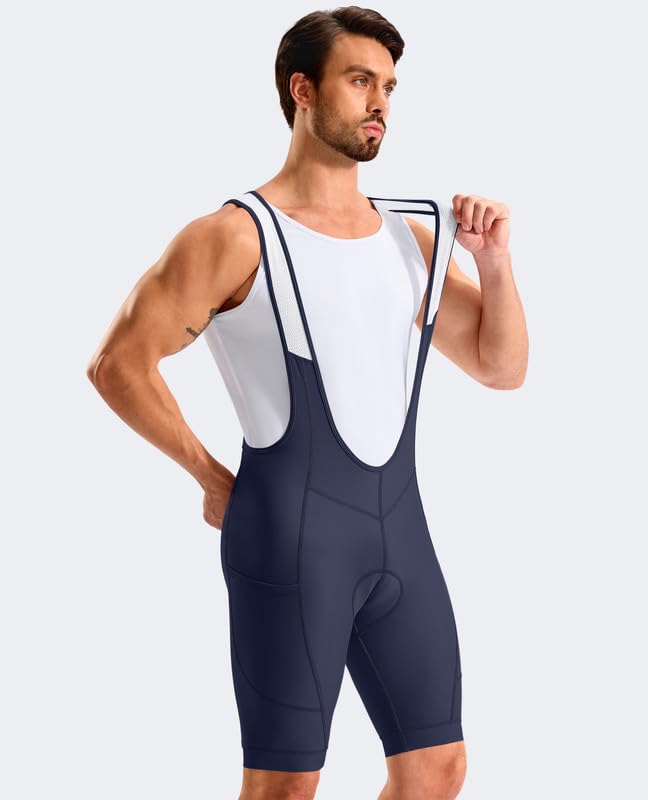 Bikewa Men's 4D Padded Bibs with Pockets