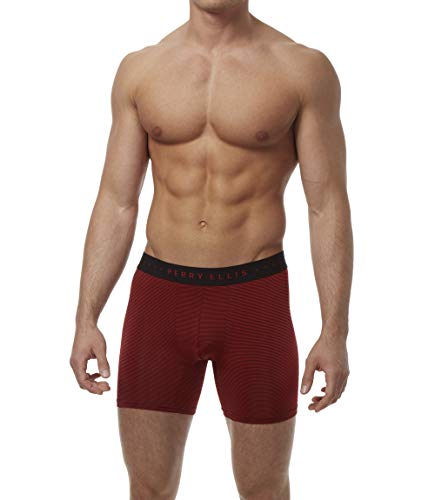 Perry Ellis Men's Stripe Designed Boxer Shorts Relaxed Fit2