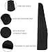 Soft Rifle Cases Rifle Bag Soft Shotgun Rifle Case 48 inch Long Bag Zipper Pockets Classic Tactical Transportation Case Adjustable Shoulder Strap Water Resistant Shooting Range (Black, 48 Inch)