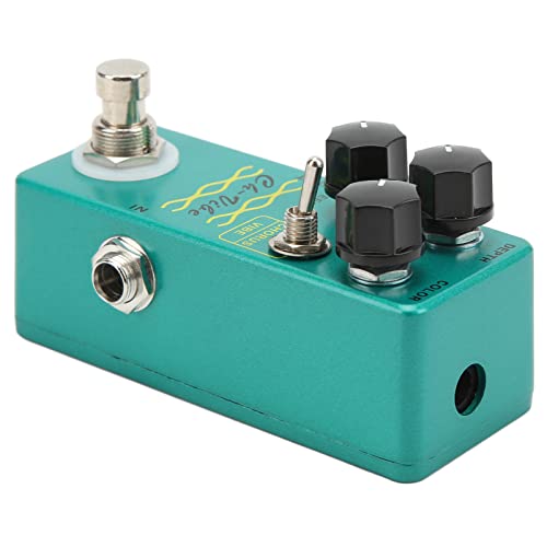 Chorus Vibrato Pedal Metal 2 in 1 Electric Guitar Effect Pedals Green True Bypass Switch Rock Fancier