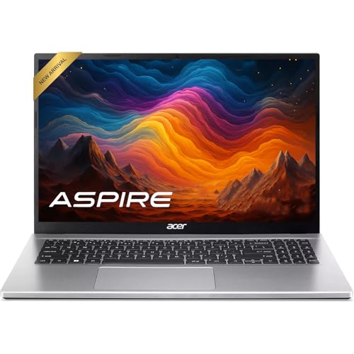 acer Aspire 3 Premium Laptop Computer Featuring Backlit Keyboard | AMD Ryzen 5 7430U CPU | 64GB RAM | 2TB SSD | 15.6' FHD Display | Fast Wi-Fi 6 | Webcam | Copilot AI Chat | Windows 11 Pro