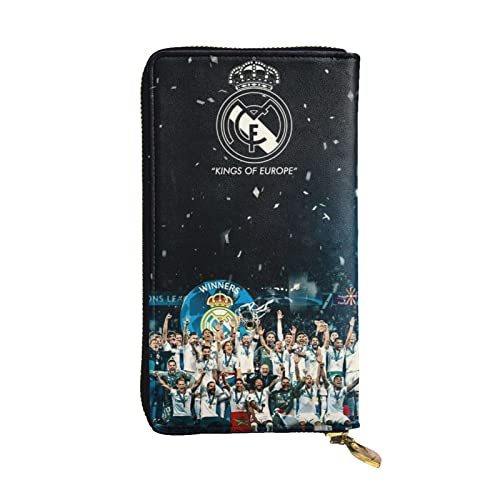 ZOOKISS] レアルマドリードfc 長財布 携帯に便利 レザー ウォレット 多