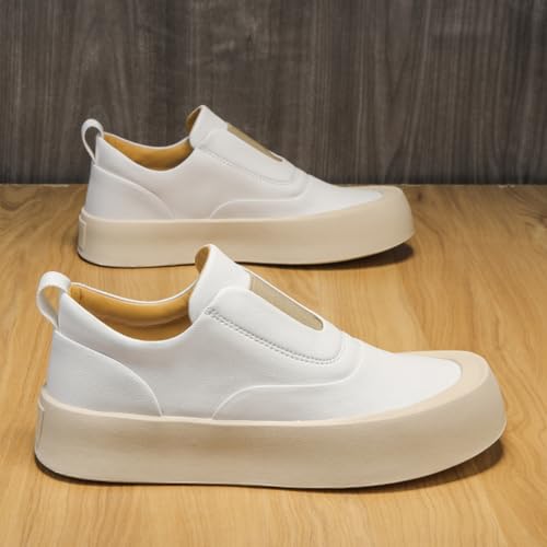 Men's Trendy Slip - on Platform Sneakers, Stylish Casual Footwear - Perfect for Street Strolls, Weekend Outings & Daily Commutes2