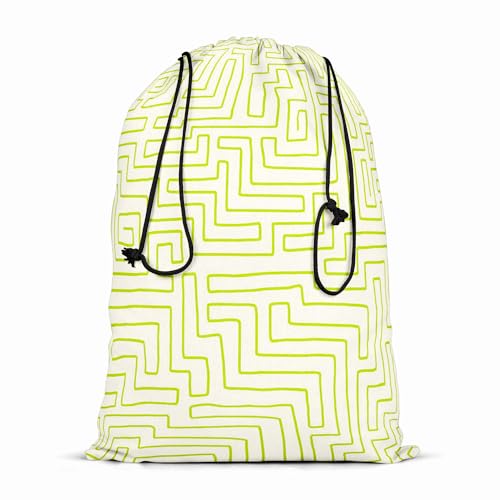 Image of ArtzFolio Labyrinth Art | Reusable Sack Bag | Bag for Gym, Storage, Vegetable & Travel