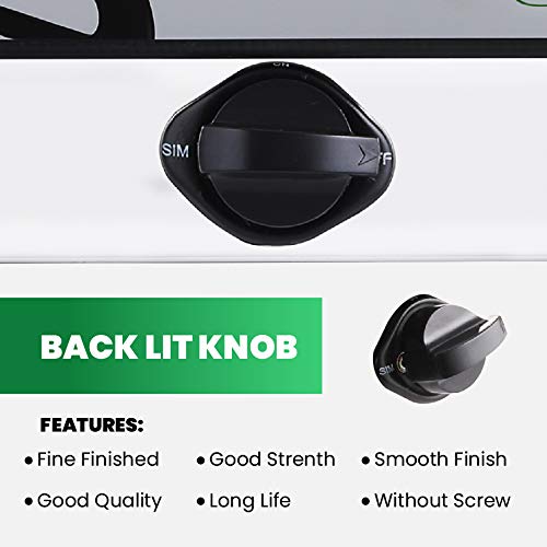 Greenchef NEXA 4 Burner Glass top Gas stove, ISI certified (4 Burner) Manual, Black - Image 7