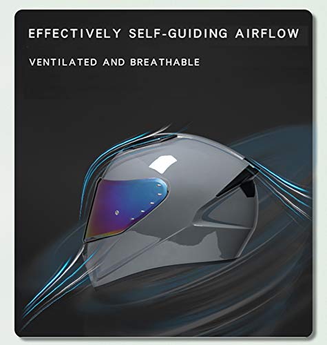 Casque moto modulaire bluetooth flip up double visière - 4