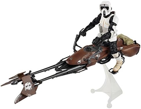 STAR WARS Deluxe 6 Inch Vehicle Figure Black Series 1 - Speeder Bike