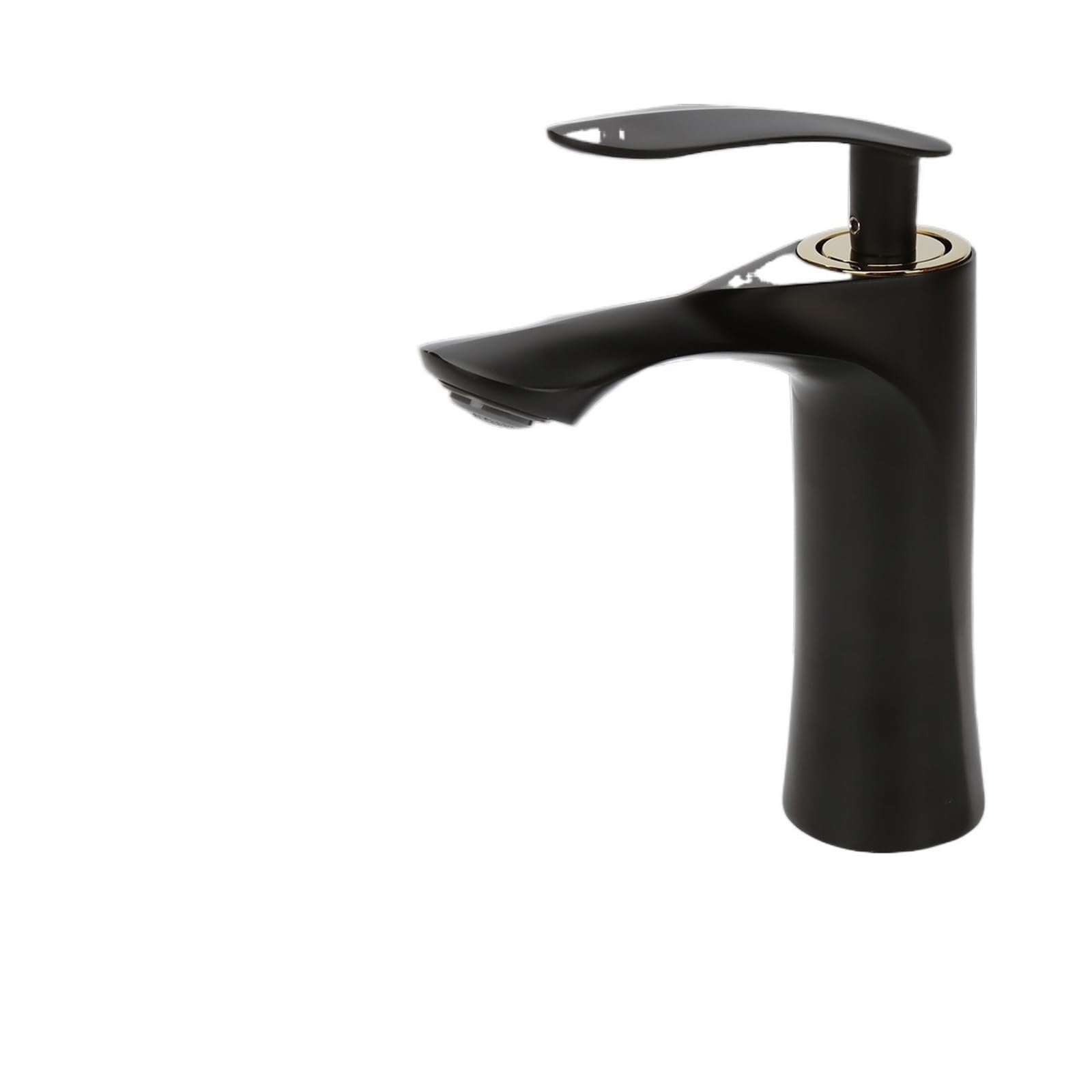 Bathroom Sink Faucet, Black Bathroom Basin Faucet - Deck Mounted Toilet Mixer Water Sink Taps