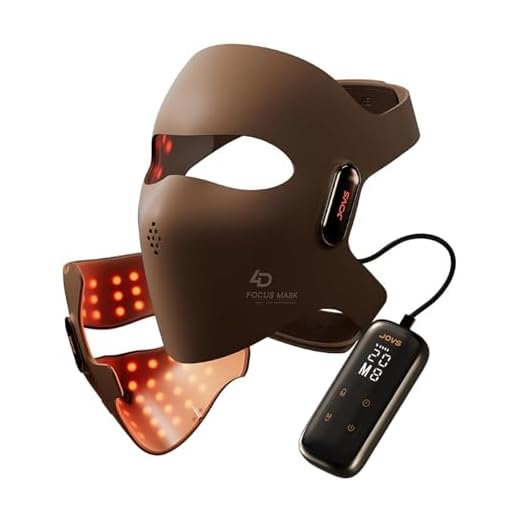 JOVS 4D Laser Light Therapy Mask, FPT 6x Power, 4 Wavelengths Anti-Aging